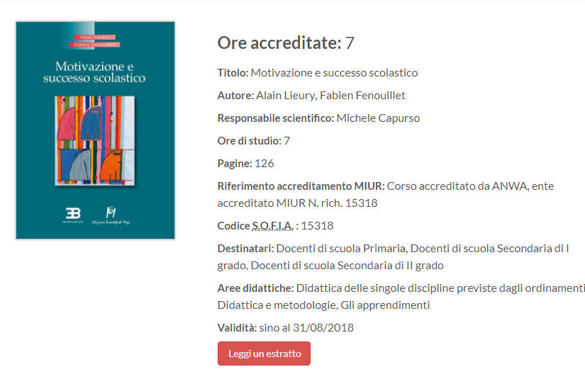 ebook formazione docenti motivazione e successo scolastico